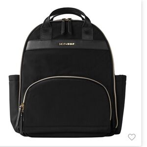 Skip Hop Envi-Luxe Eco Diaper Bag Backpack (black)